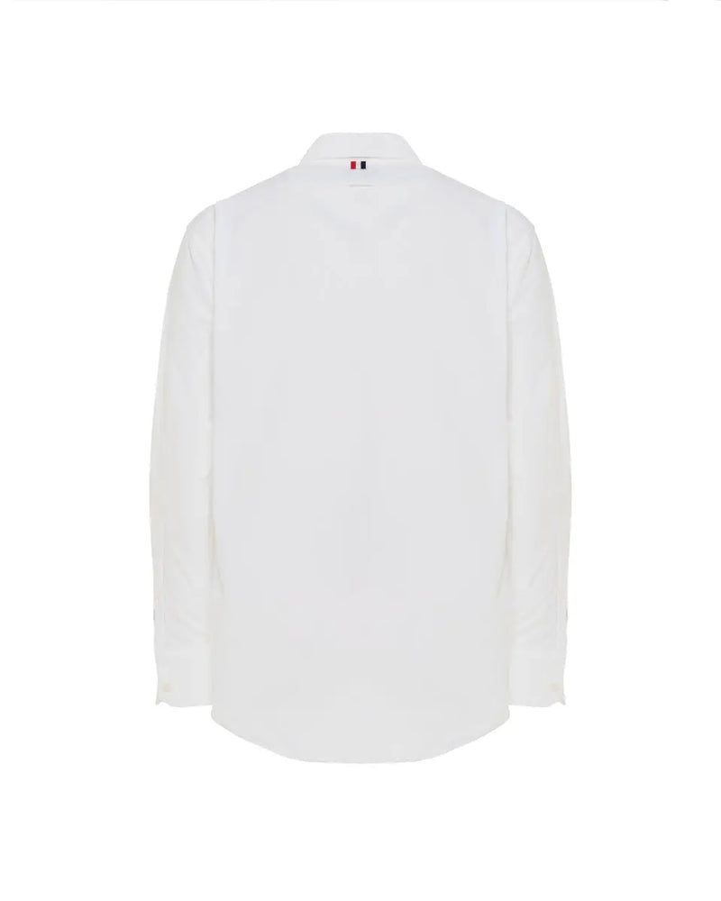 Thom Browne chest pocket button-up Oxford shirt thumbnail