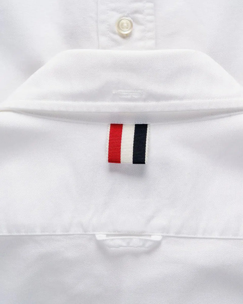 Thom Browne chest pocket button-up Oxford shirt thumbnail
