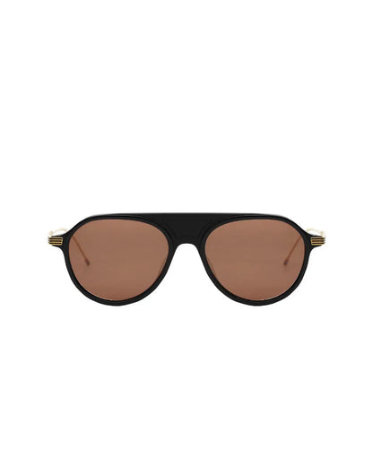 Thom Browne New York TB-809-C-NVY-GLD aviator sunglasses Thom Browne