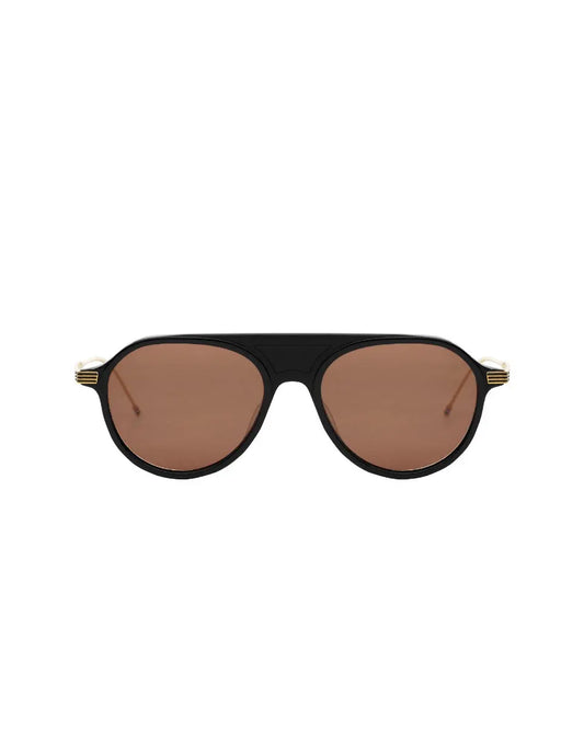 Thom Browne New York TB-809-C-NVY-GLD aviator sunglasses Thom Browne