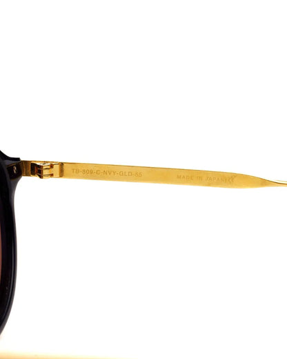 Thom Browne New York TB-809-C-NVY-GLD aviator sunglasses Thom Browne