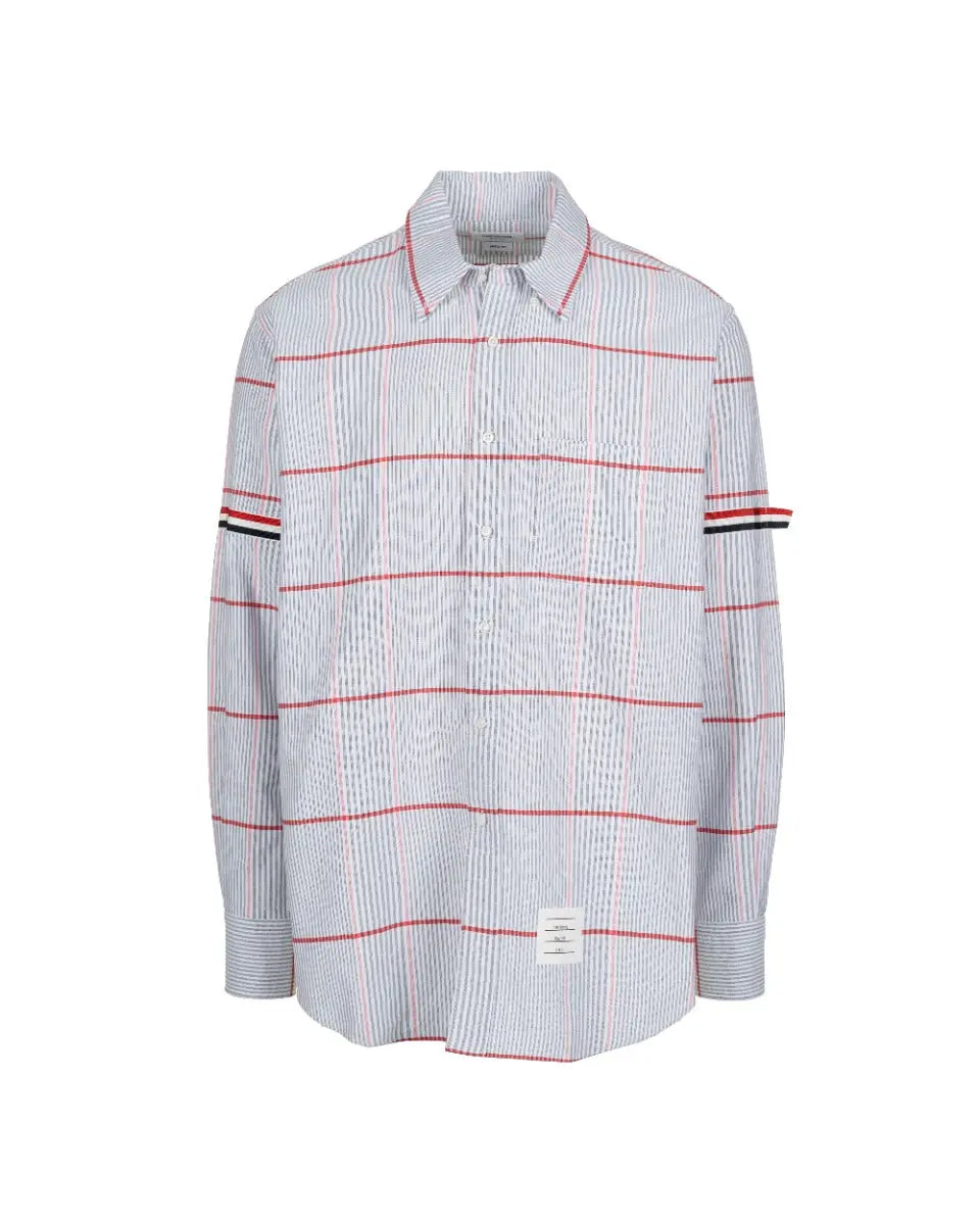 Thom Browne Oxford check Armband button-up shirt Thom Browne