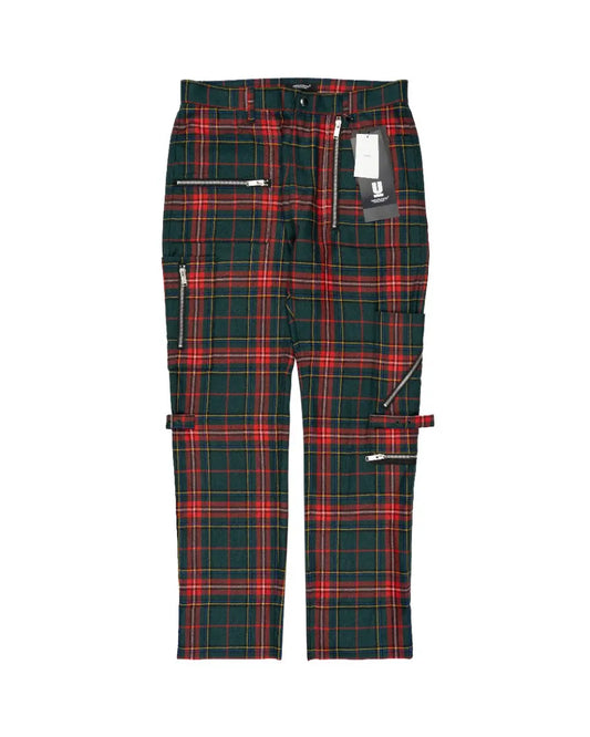 Undercover Chaos x Balance multicolor tartan checked pants Undercover