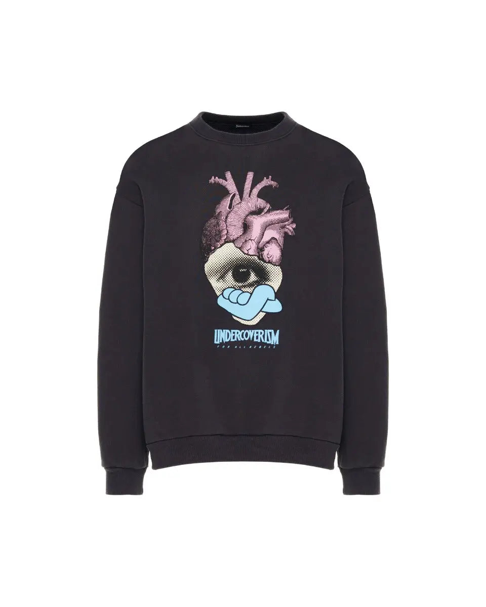Undercover Undercoverism Heart Logo print crewneck sweatshirt