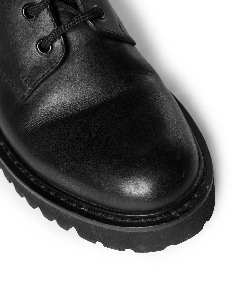 Valentino Garavani Vlogo Signature Calfskin Combat Boots