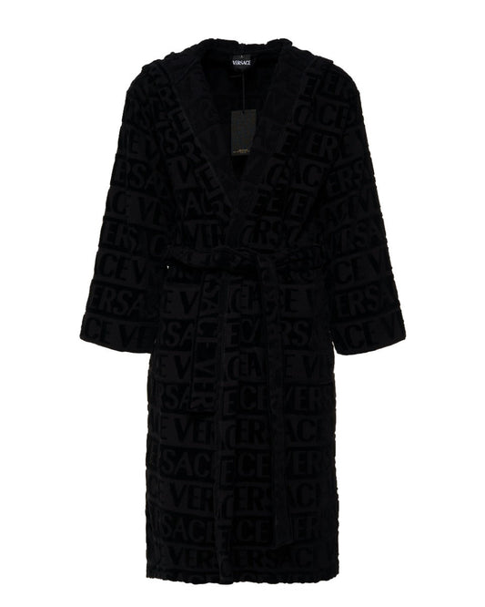 Versace allover monogram bathrobe heathen.store.poland