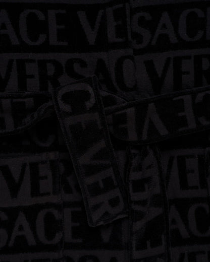 Versace allover monogram bathrobe heathen.store.poland