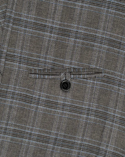 Vetements grey checked baggy suit pants Vetements