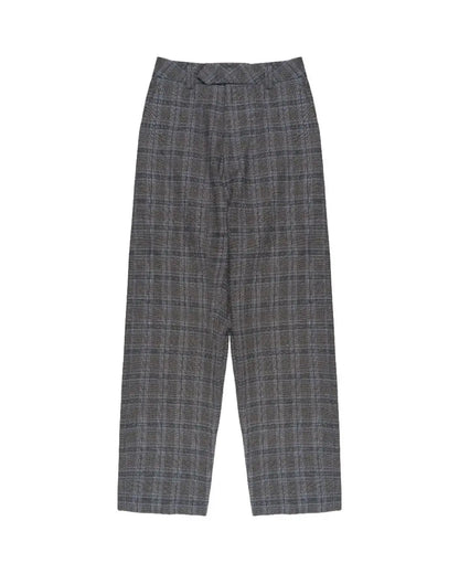 Vetements grey checked baggy suit pants Vetements
