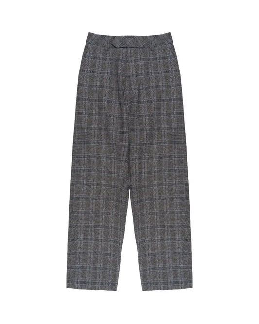 Vetements grey checked baggy suit pants Vetements