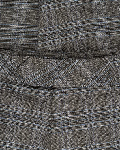 Vetements grey checked baggy suit pants Vetements