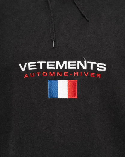 Vetements Flag double layered hoodie Vetements