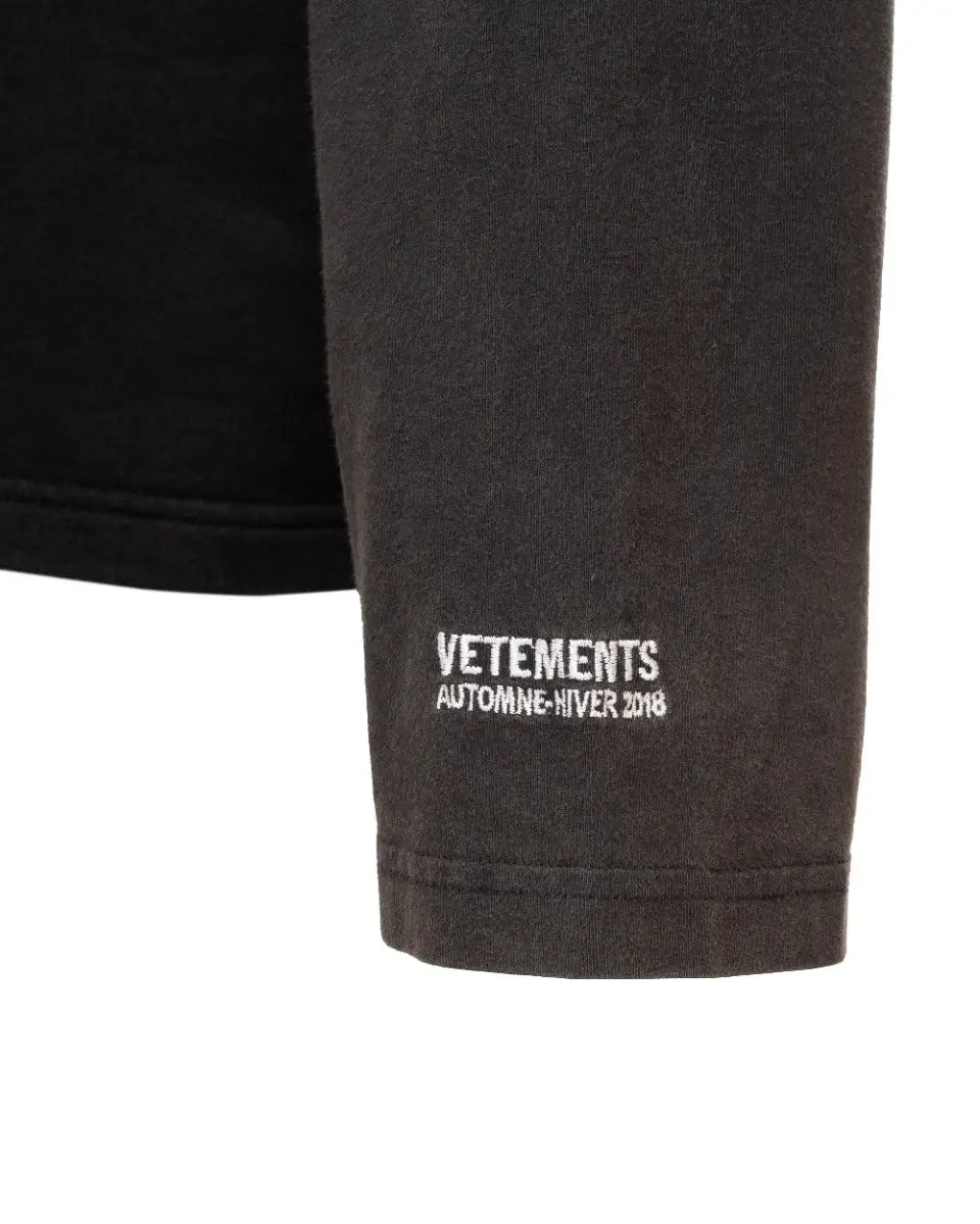 Vetements Flag double layered hoodie Vetements
