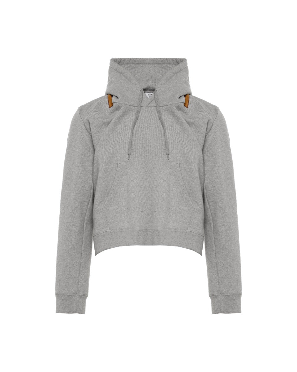 Vetements misplaced printed logo hoodie