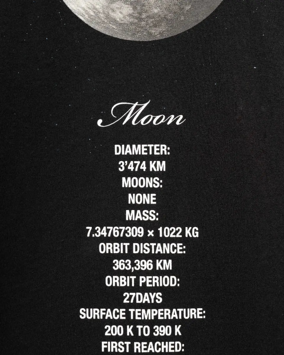 Vetements Moon black oversized t-shirt