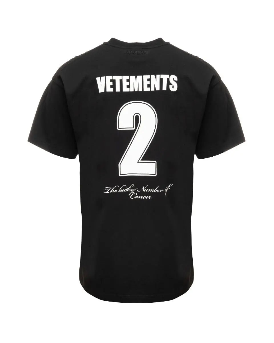Vetements Moon black oversized t-shirt
