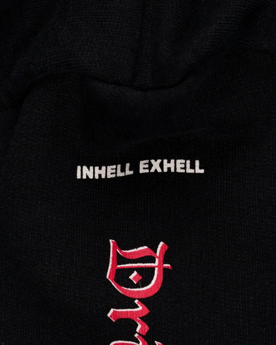 Vetements Total Fucking Darkness padded-shoulders hoodie Vetements