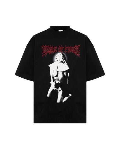 Vetements x Cradle of Filth "Nun" stiff cotton t-shirt Vetements