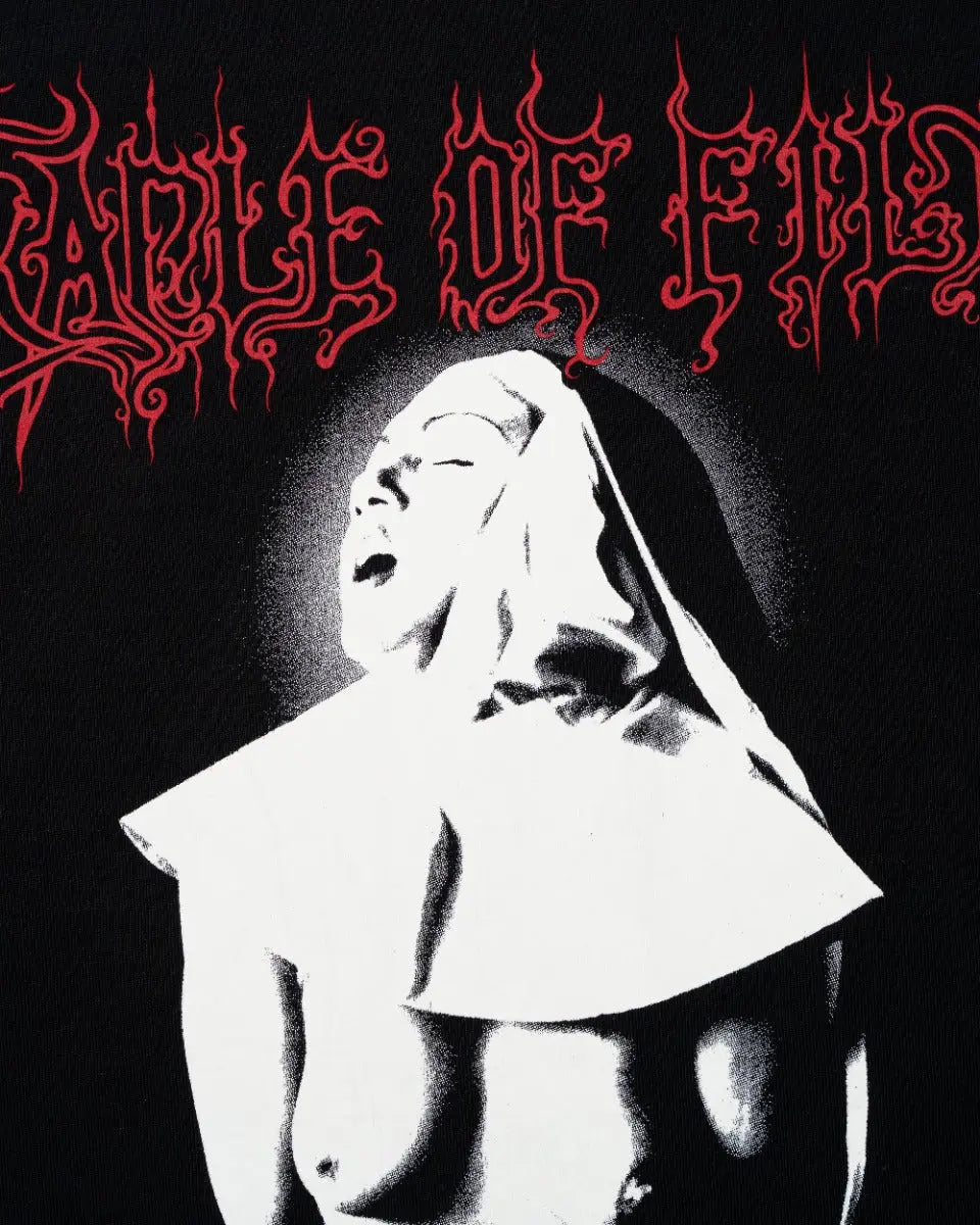 Vetements x Cradle of Filth "Nun" stiff cotton t-shirt Vetements