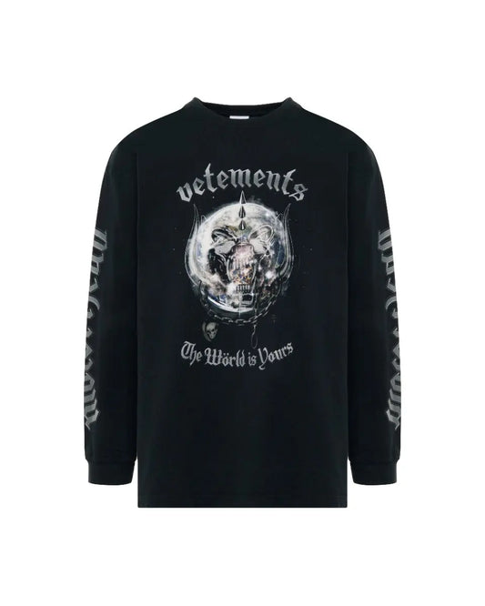 Vetements x Motorhead "The World Is Yours" long sleeve t-shirt Vetements