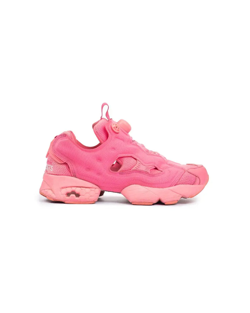 Vetements x Reebok Instapump fluorescent pink sneakers thumbnail