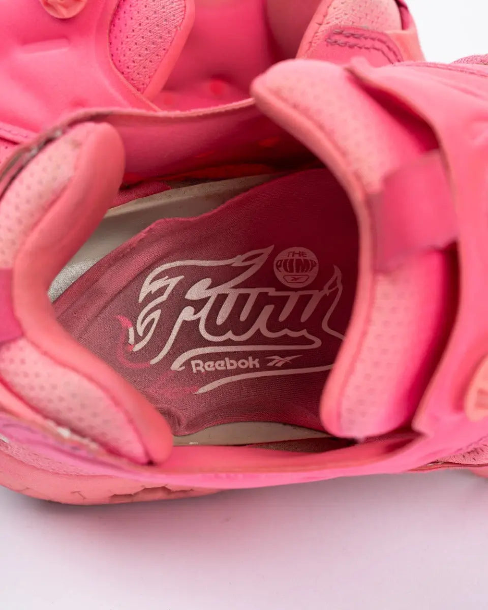 Vetements x Reebok Instapump fluorescent pink sneakers Vetements