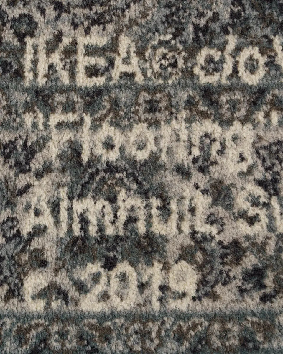 Virgil Abloh’s MARKERAD "KEEP OFF" Persian rug