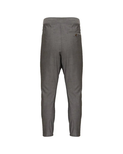 Vivienne Westwood Man Charcoal wool peak label sport asymetrical pants Vivienne Westwood