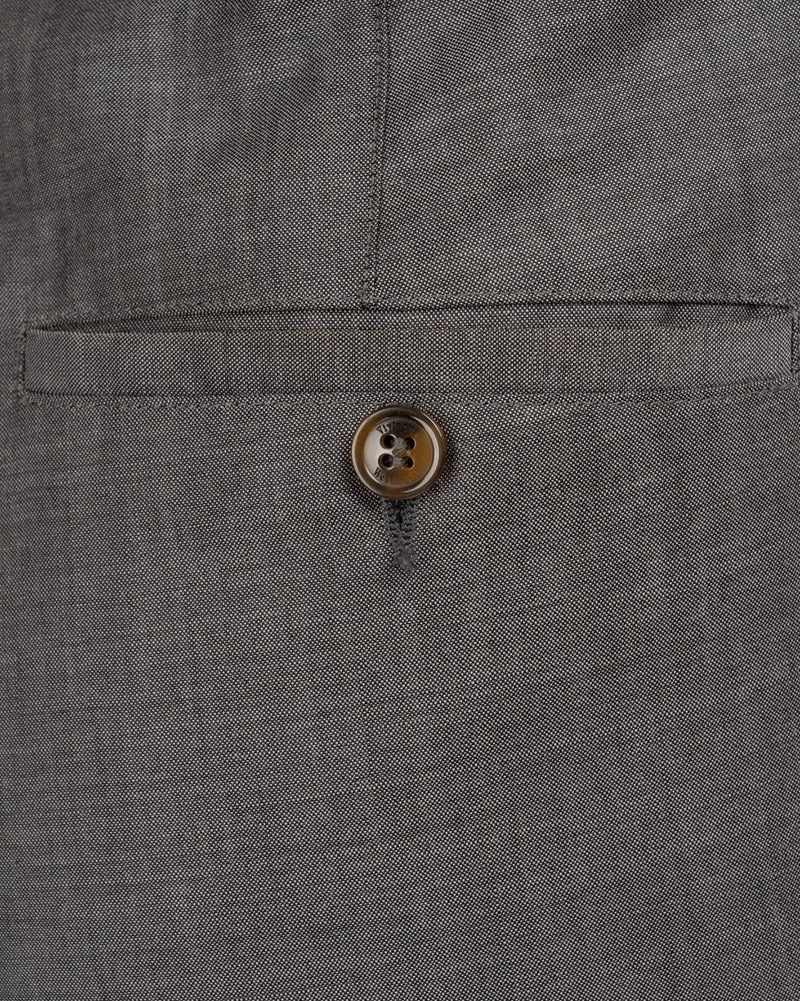 Vivienne Westwood Man Charcoal wool peak label sport asymmetrical pants thumbnail