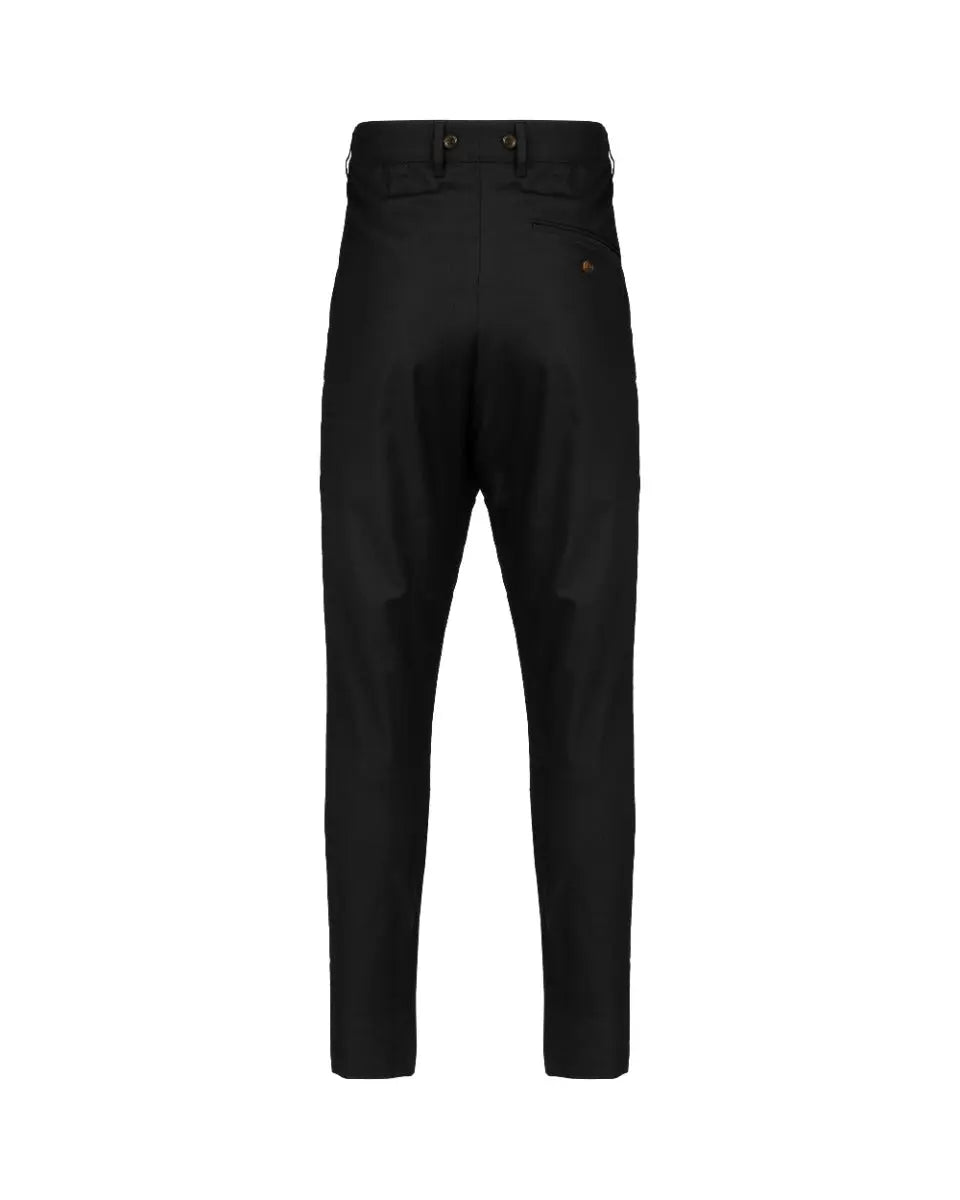Vivienne Westwood Man Sharkskin dropped rise laine tailor pants