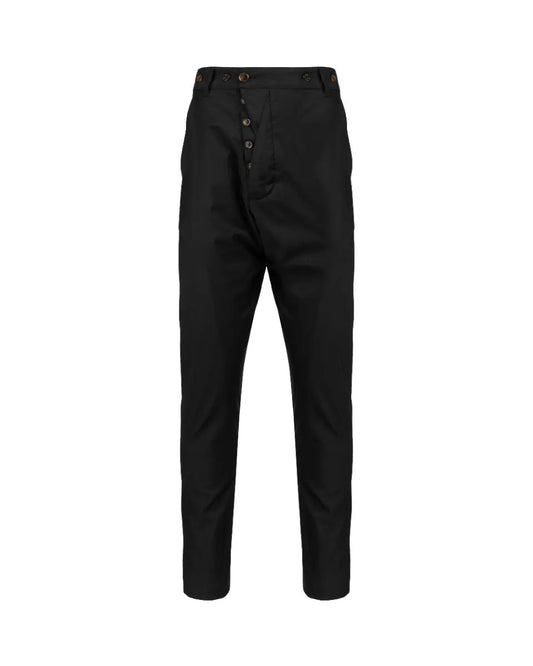 Vivienne Westwood Man Sharkskin dropped rise laine tailor pants Vivienne Westwood