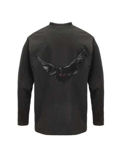 Yeezy x GAP black dove oversize long sleeve t-shirt Yeezy