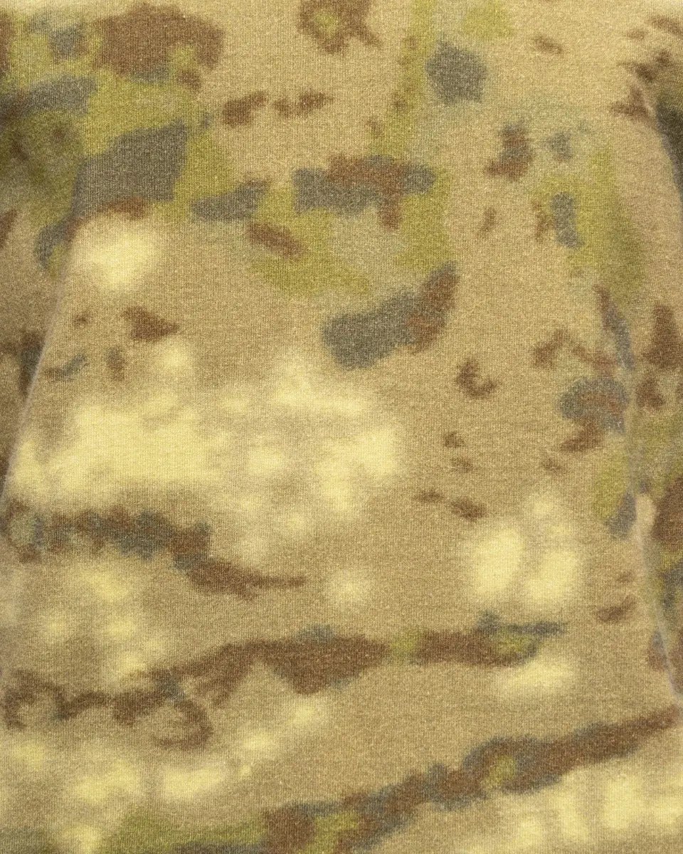 Yeezy Season 3 heavy knit oversized camo t-shirt