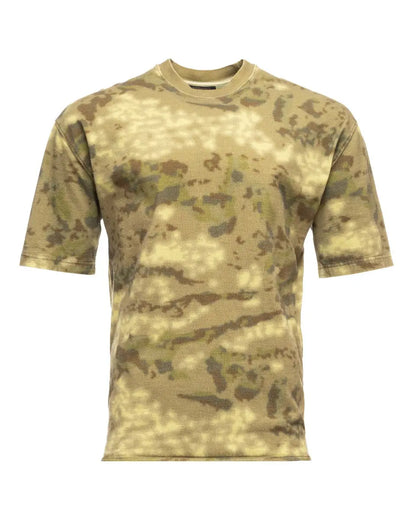 Yeezy Season 3 heavy knit oversize camo t-shirt Yeezy