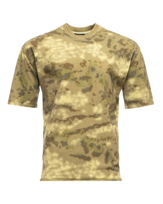 Yeezy Season 3 heavy knit oversize camo t-shirt Yeezy