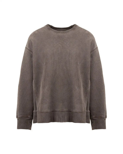 Yeezy Season 3 garment-dyed crewneck grey sweatshirt Yeezy