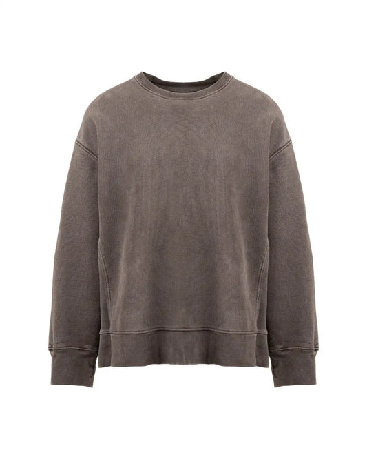 Yeezy Season 3 garment-dyed crewneck grey sweatshirt Yeezy