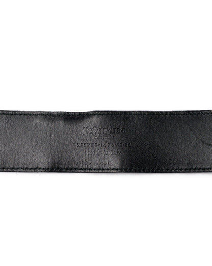 Yves Saint Laurent Rive Gauche wired logo buckle belt Saint Laurent