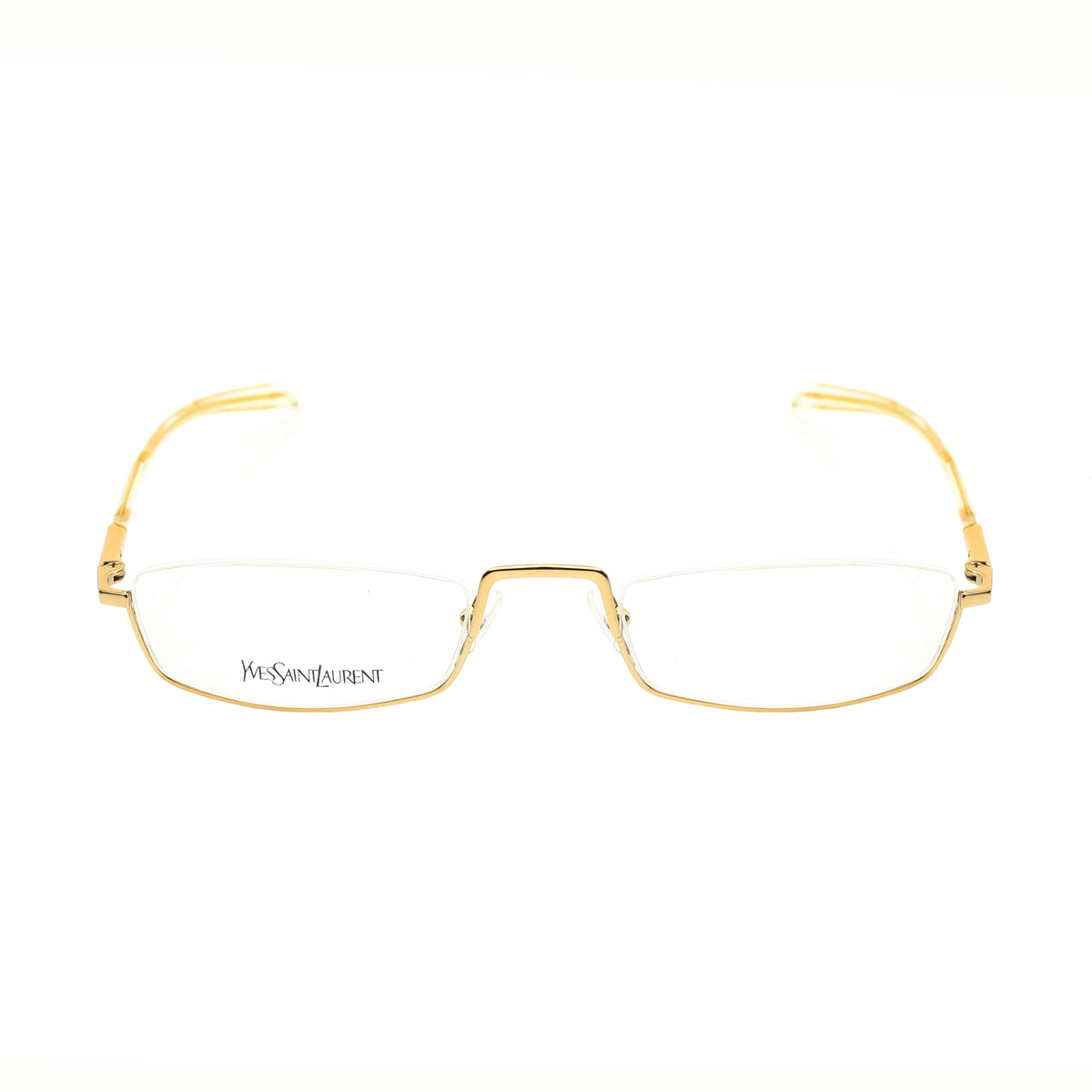 Yves Saint Laurent Gold Flat glasses