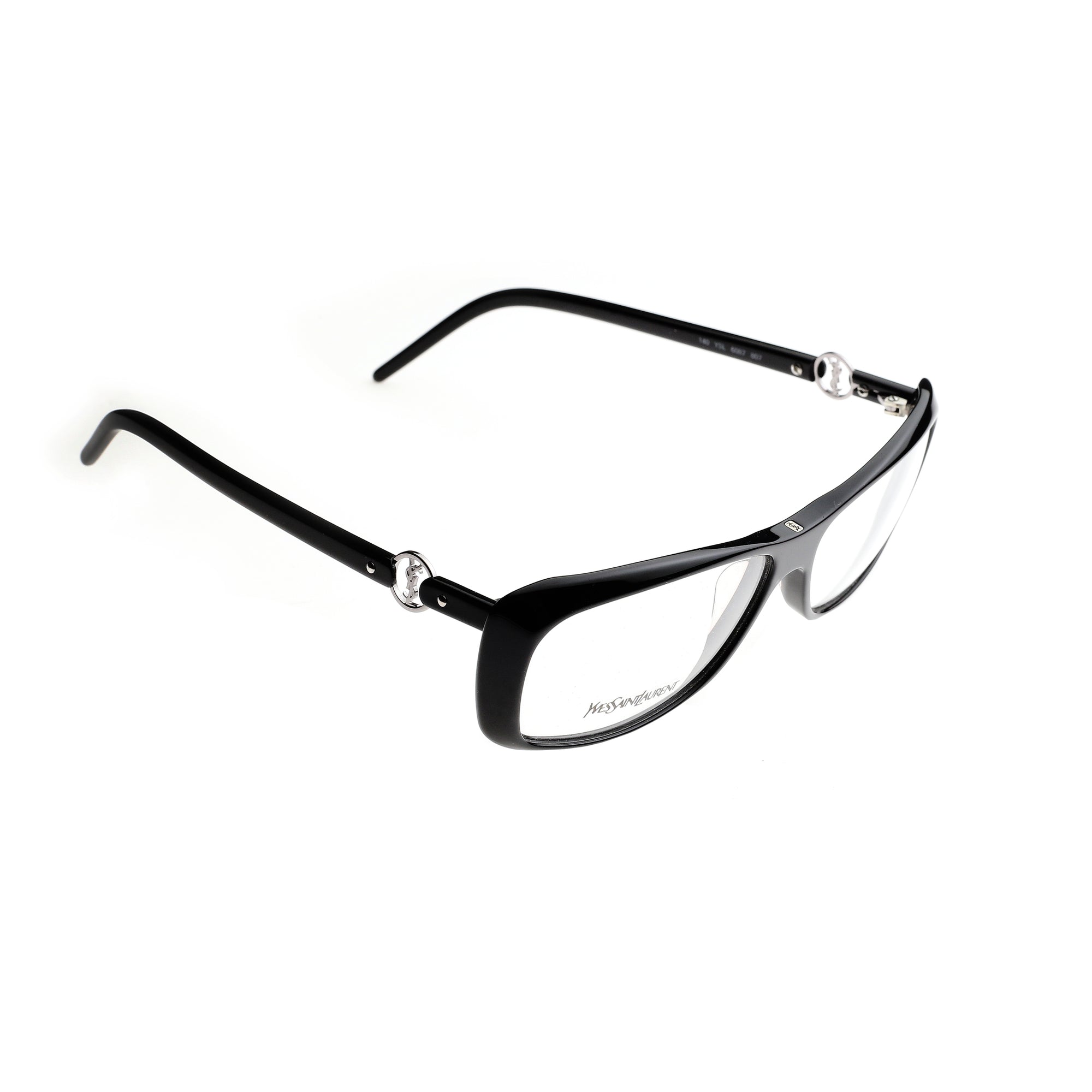 Yves Saint Laurent ’90s Black Signature Loop Glasses