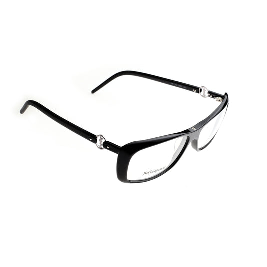 Yves Saint Laurent ’90s Black Signature Loop Glasses Yves Saint Laurent