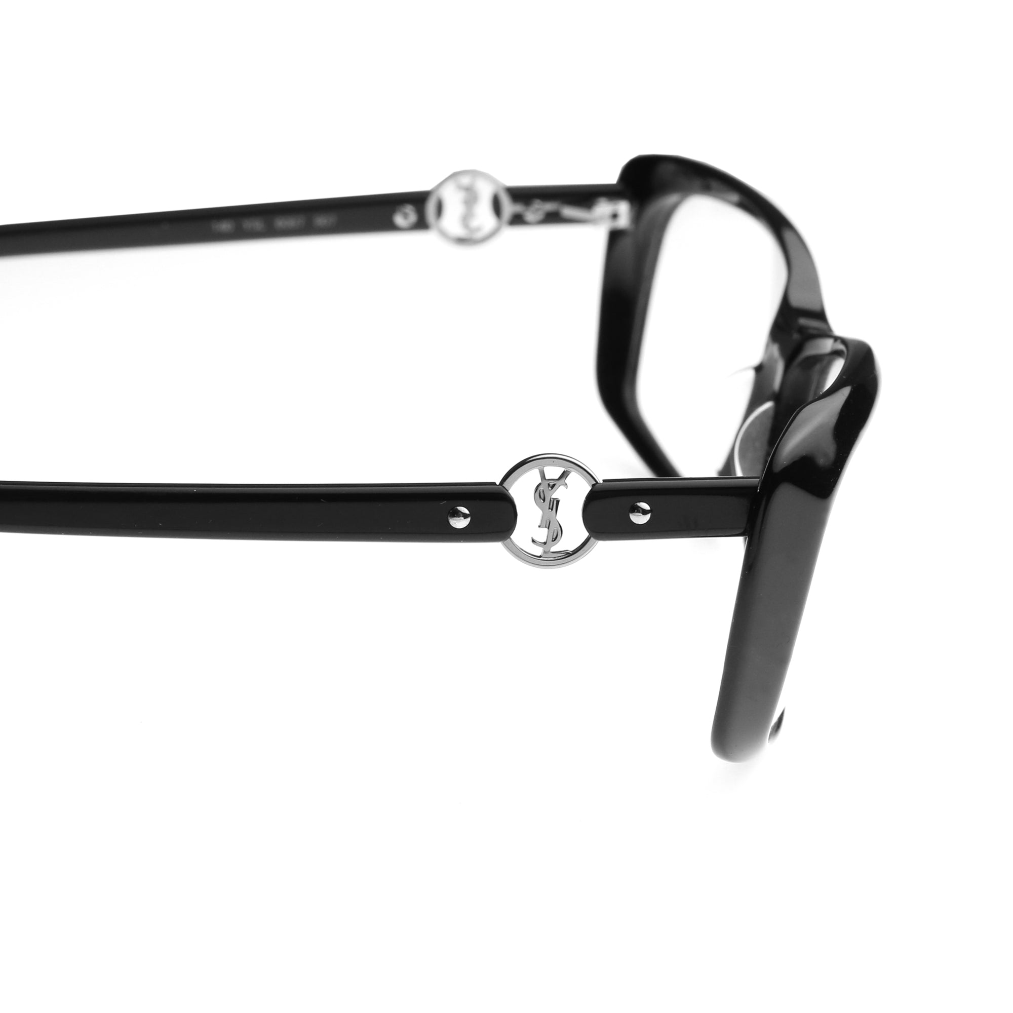 Yves Saint Laurent ’90s Black Signature Loop Glasses