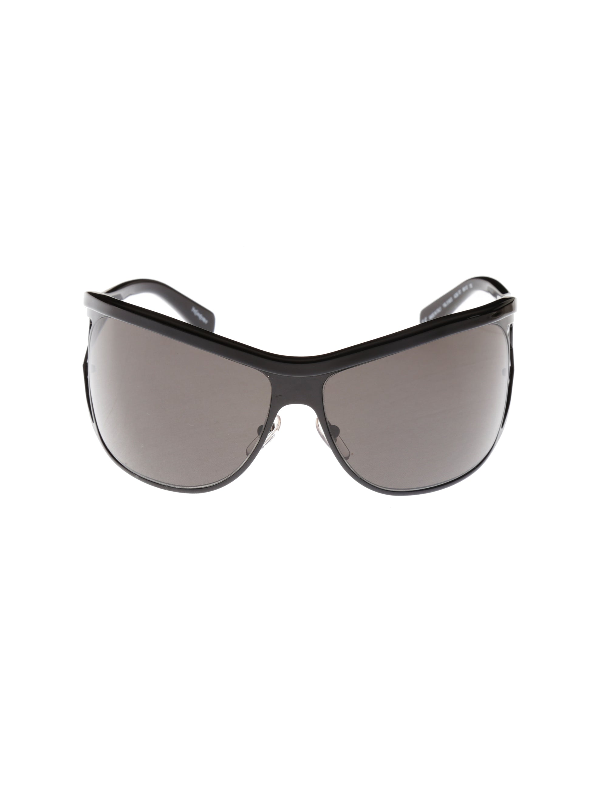 Yves Saint Laurent Black Wraparound sunglasses Yves Saint Laurent
