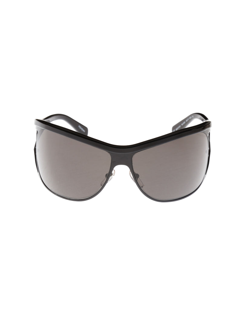 Yves Saint Laurent Black Wraparound sunglasses thumbnail