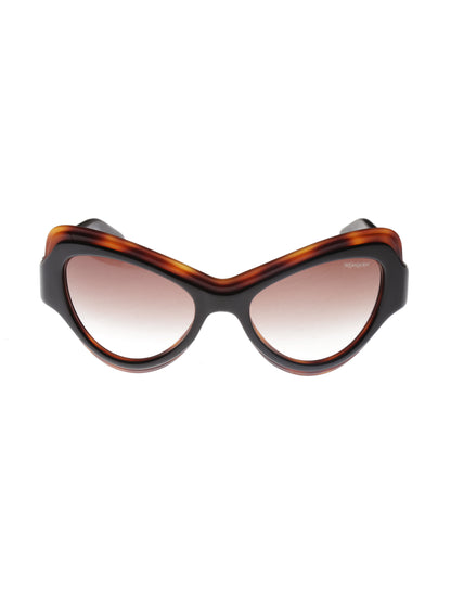 Yves Saint Laurent ’00s Havana Brown Cat Eye Sunglasses Yves Saint Laurent