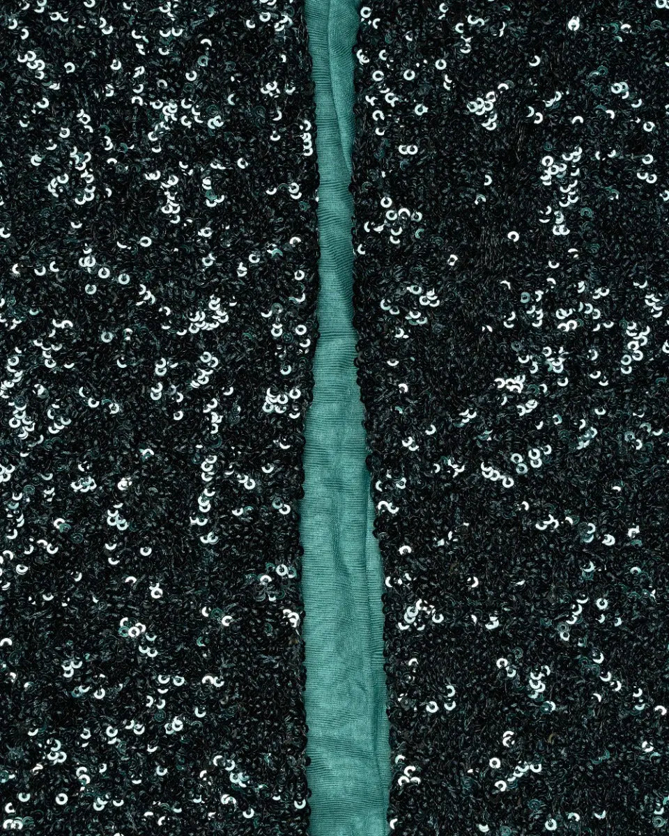 Zadig & Voltaire green sequin-embellished blazer jacket heathen.store.poland