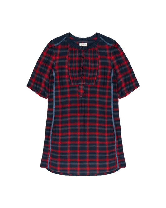 Zadig & Voltaire Rocco Carreaux flannel dress heathen.store.poland