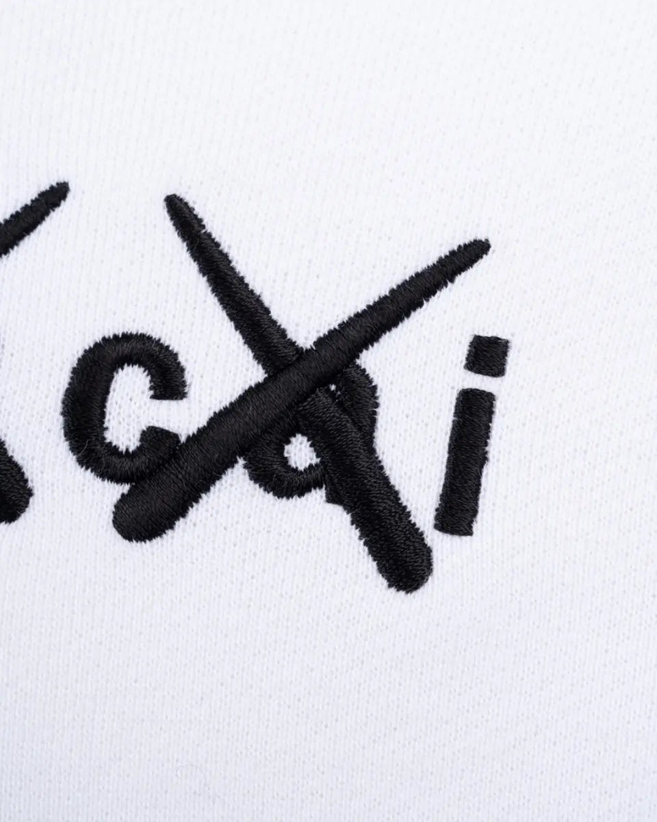 Sacai x Kaws white hoodie