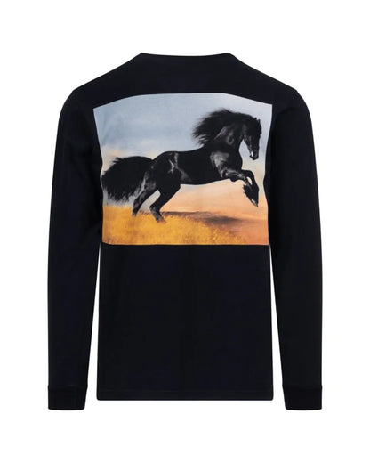 Supreme Stallion horse navy long sleeve t-shirt Supreme