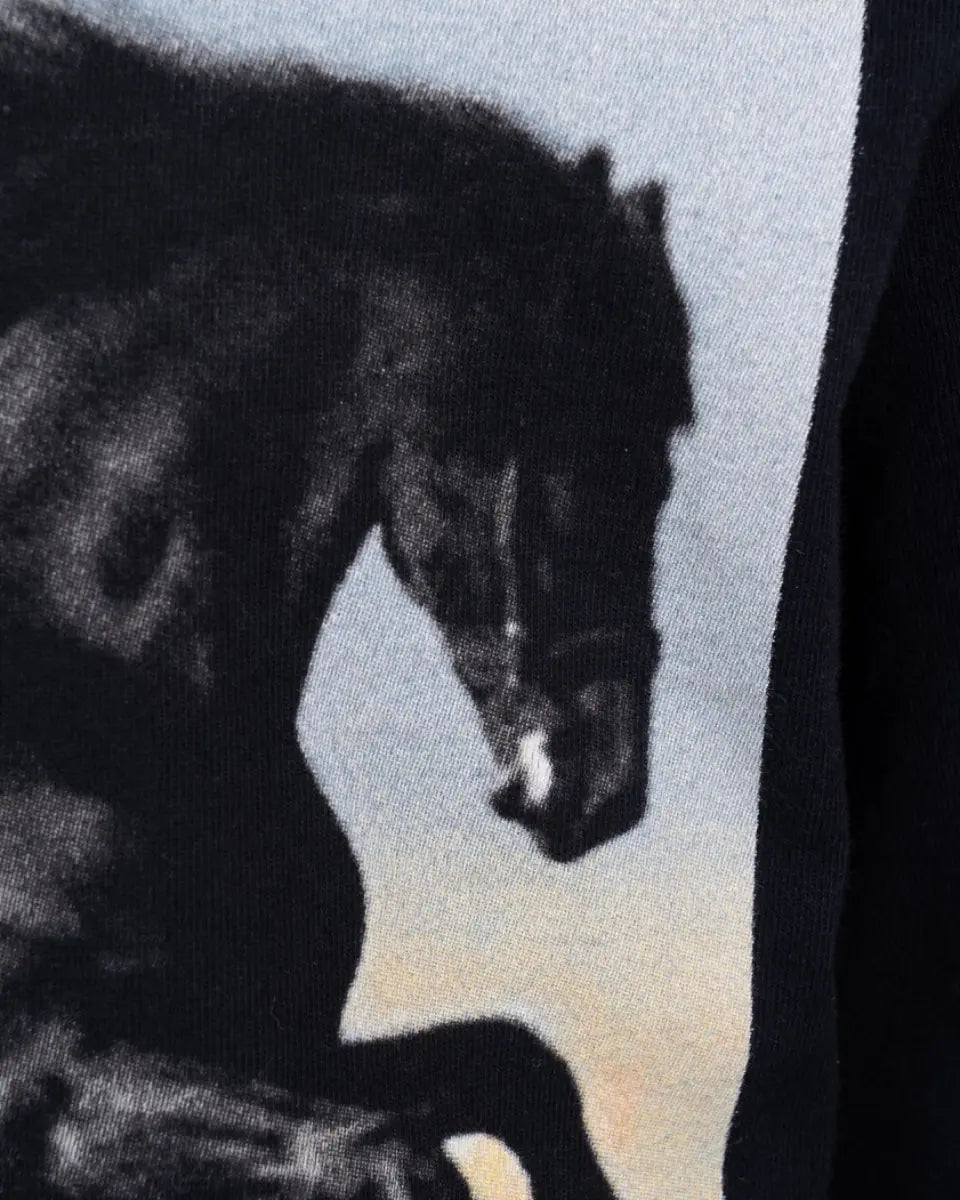 Supreme Stallion horse navy long sleeve t-shirt